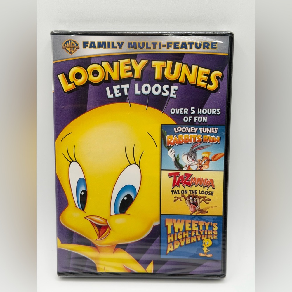 Looney Tunes Let Loose Family Multi-Feature (DVD) Rabbits Run/Tazmania/Tweety